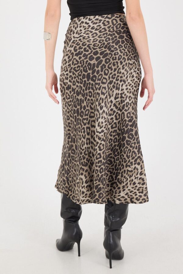 Leopar Desenli Etek - Görsel 2