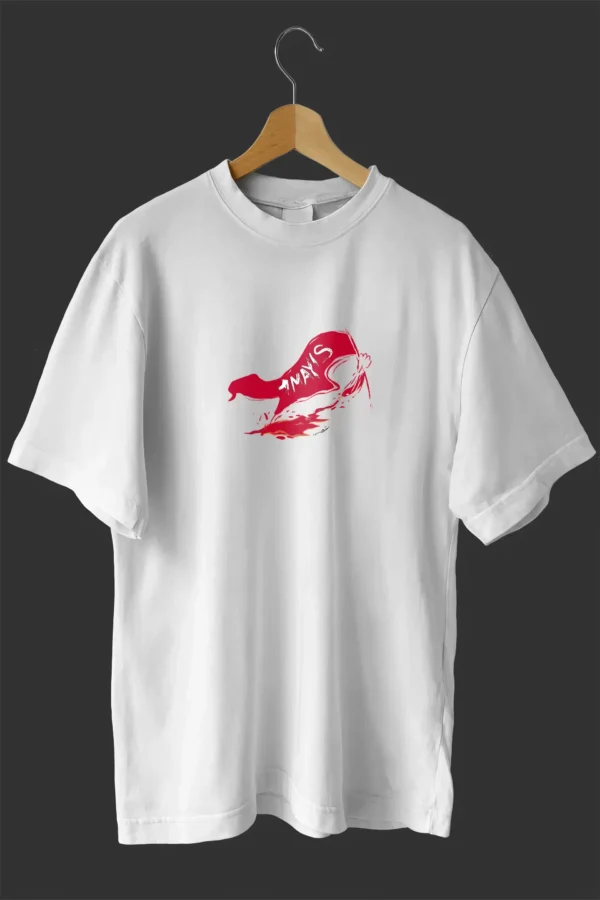 1 Mayıs Emekçilerimiz İçin Özel Tasarım 1 Mayıs Baskılı T-shirt - Beyaz