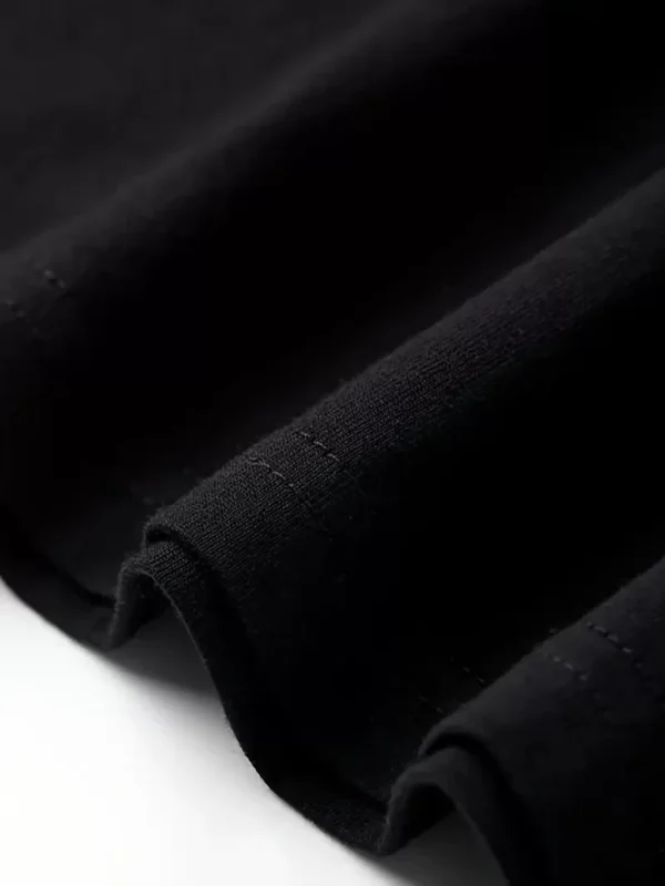 20/1 Penye Compack Özgür kuşlar Baskılı Baskılı Oversize Bisiklet Yaka T-shirt - Beyaz - Görsel 2