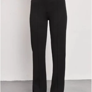 Kadın Siyah Palazzo Pantolon Oversize Kesim - Siyah