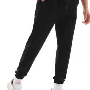 Unisex İki İplik Eşofman Altı - Siyah