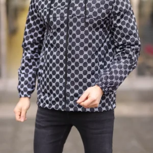 Unisex Kapüşonlu İçi Astarlı Yağmurluk - Siyah
